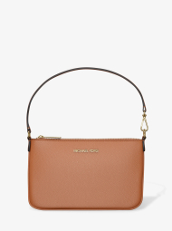 Шкіряна сумка клатч 2 в 1 Jet Set Travel Michael Kors 1163244999 Коричневий