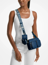 Шкіряна сумка кроссбоді з гаманцем та кейсом для навушників JET SET ITEM Michael Kors 1163358551 Синій