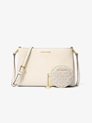 Кожаная сумка через плечо с кошельком Trisha Michael Kors в подарочной коробке 1163472734 Молочный