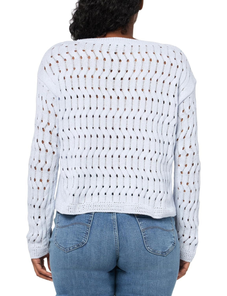Жіночий трикотажний светр DKNY 1159838371 (Блакитний XL)