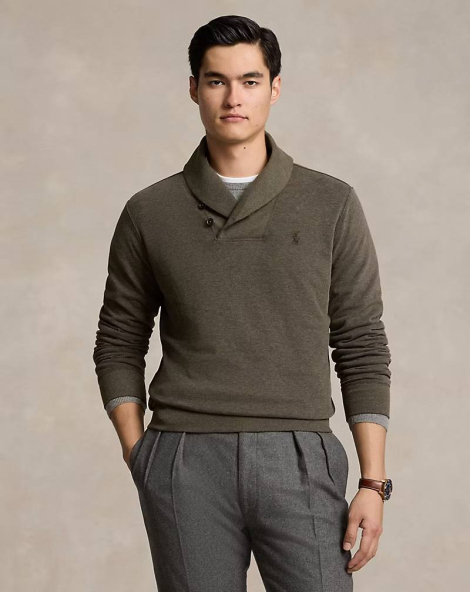 Мужской свитер Polo Ralph Lauren 1159838886 (Зеленый XXL)