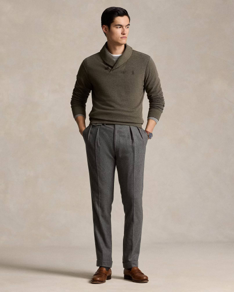 Мужской свитер Polo Ralph Lauren 1159838886 (Зеленый XXL)