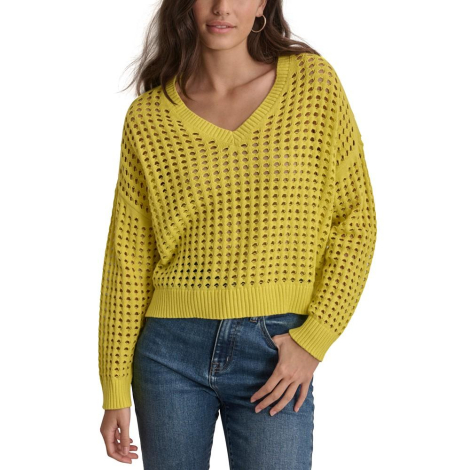 Женский вязаный свитер DKNY 1159839045 (Желтый L)