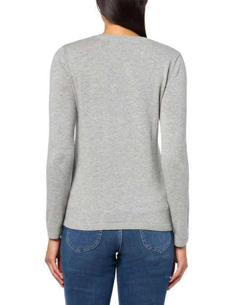 Жіночий светр Tommy Hilfiger з малюнком 1159839604 (Сірий M)