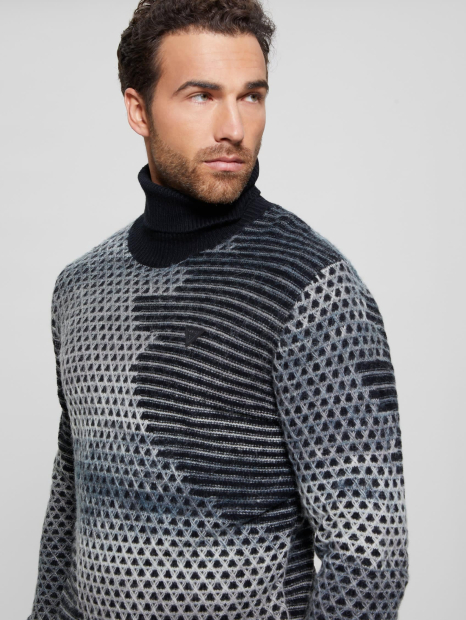 Чоловічий светр GUESS 1159839872 (Чорний XL)