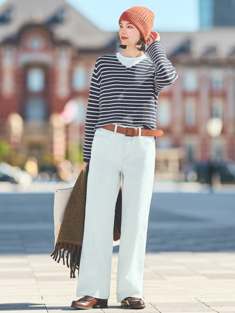 Вязаный свитер UNIQLO с 3D-плетением 1159840018 (Синий XL)