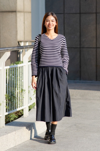 Вязаный свитер UNIQLO с 3D-плетением 1159840018 (Синий XL)