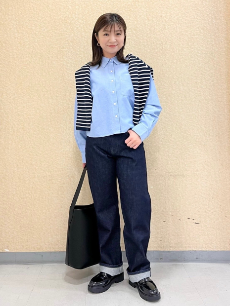 Вязаный свитер UNIQLO с 3D-плетением 1159840018 (Синий XL)