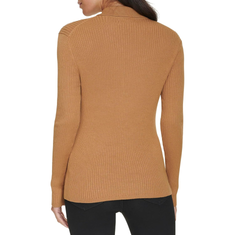 Жіночий светр-поло Calvin Klein 1159840323 (Коричневий XL)