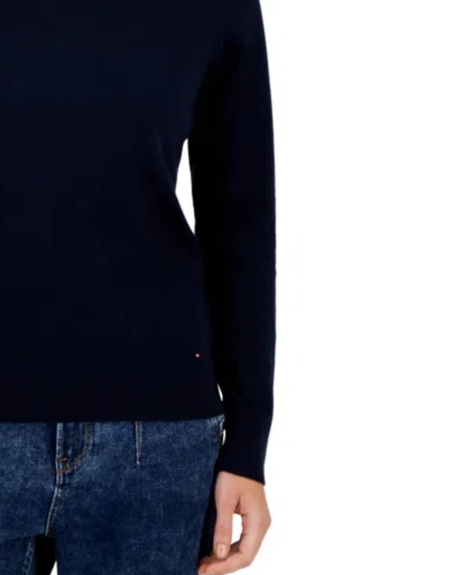 Жіночий светр Tommy Hilfiger кофта з коміром 1159840518 (Синій S)