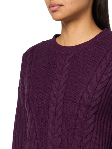 Жіночий трикотажний светр Tommy Hilfiger 1159840665 (Фіолетовий XXL)
