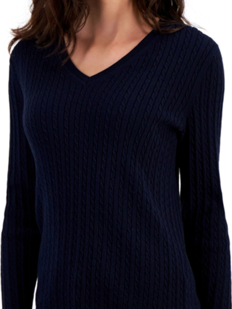 Женский вязаный свитер Tommy Hilfiger 1159841244 (Синий L)