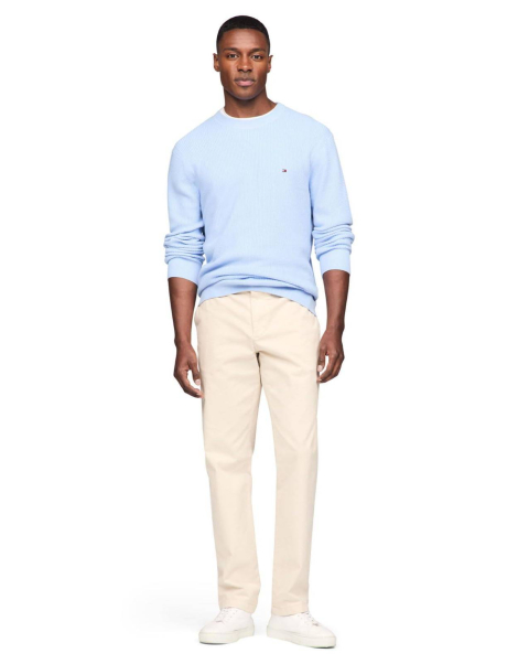 Мужской текстурный свитер Tommy Hilfiger 1159841847 (Голубой 4XL)