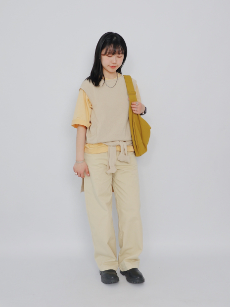 Свитер без рукавов UNIQLO 1159842143 (Бежевый XL)