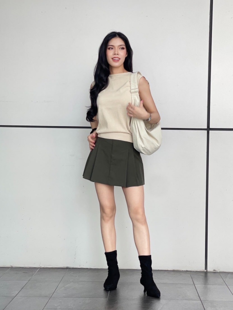 Свитер без рукавов UNIQLO 1159842143 (Бежевый XL)