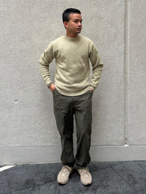 Мягкий свитер UNIQLO из пряжи Soufflé 1159843017 (Зеленый 3XL)