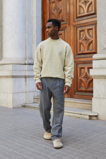Мягкий свитер UNIQLO из пряжи Soufflé 1159843017 (Зеленый 3XL)