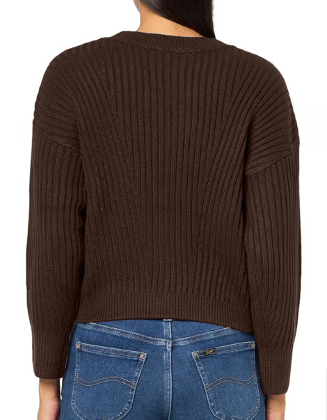 Женский вязаный свитер Tommy Hilfiger 1159843147 (Коричневый XXL)