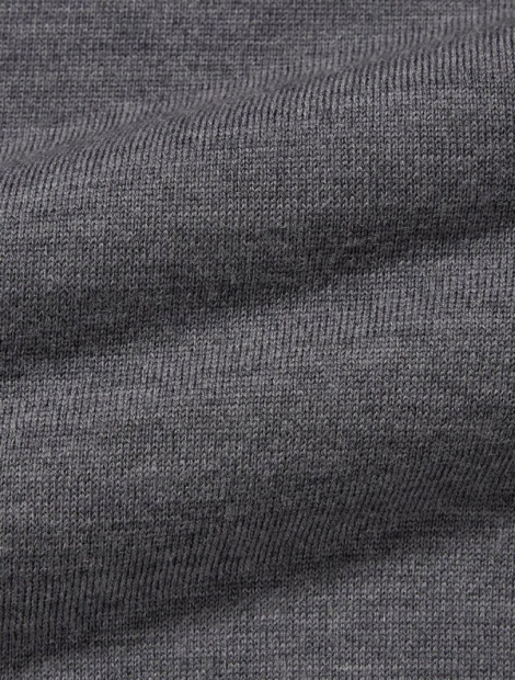 Вязаный свитер UNIQLO из мериносовой шерсти 1159844138 (Серый S)