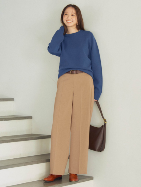 В'язаний светр UNIQLO 1159845136 (Синій 3XL)