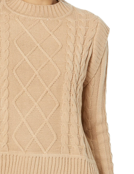 Вязаный женский свитер Calvin Klein 1159845634 (Бежевый XL)