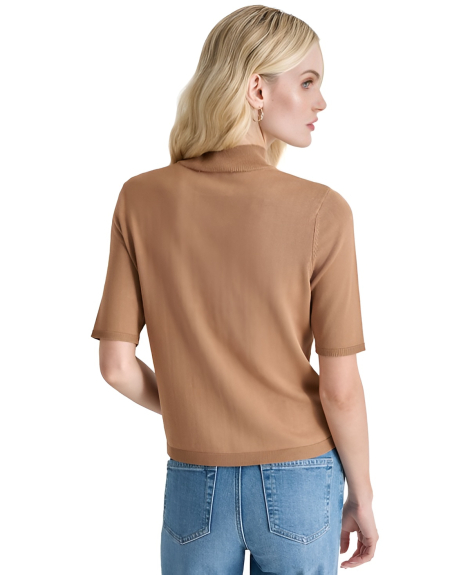 Свитер с коротким рукавом DKNY с логотипом 1159846109 (Коричневый L)
