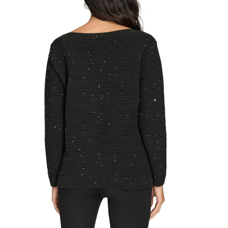Женский свитер Calvin Klein с пайетками 1159846591 (Черный XL)