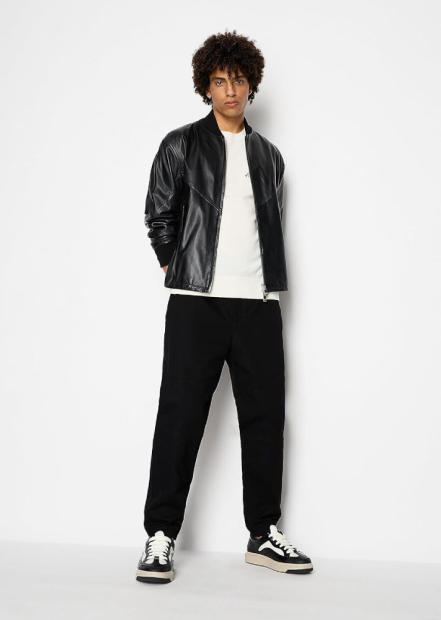 Чоловічий светр Armani Exchange з логотипом 1159847021 (Молочний S)