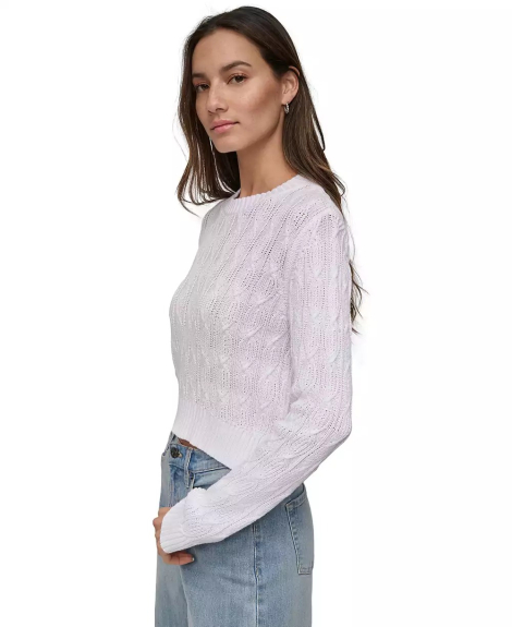 Женский вязаный свитер DKNY 1159847460 (Белый XL)