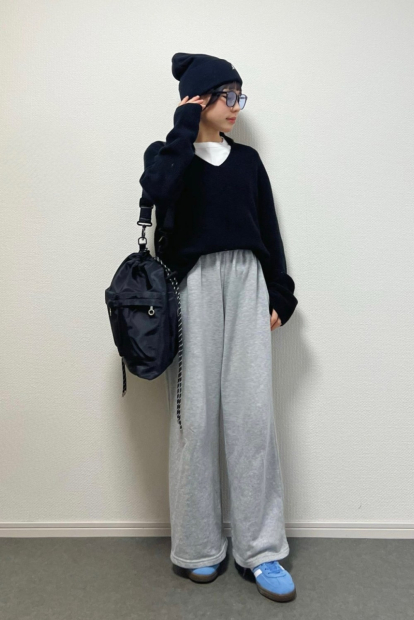 В'язаний светр UNIQLO з 3D-плетенням 1159850524 (Чорний XXL)