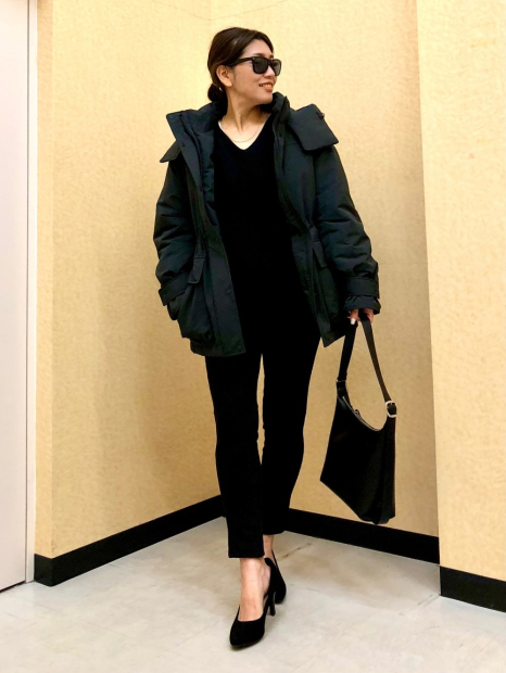 В'язаний светр UNIQLO з 3D-плетенням 1159850524 (Чорний XXL)