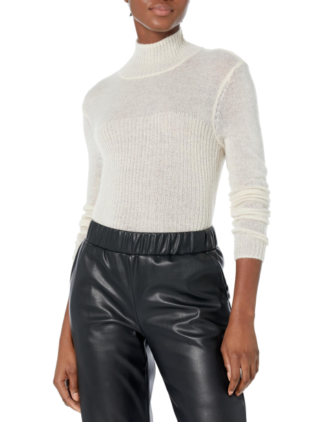 Жіночий светр-водолазка Armani Exchange 1159850844 (Молочний L)