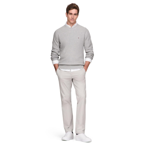Чоловічий текстурний светр Tommy Hilfiger 1159851755 (Сірий 3XL)