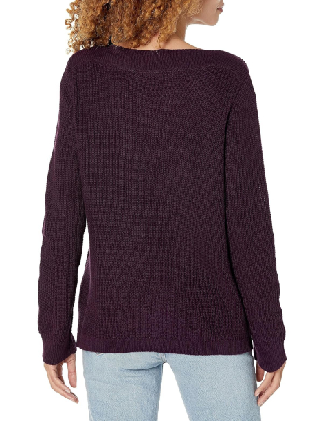 Женский вязаный свитер Tommy Hilfiger 1159852172 (Фиолетовый XL)