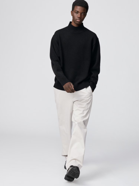 В'язаний светр UNIQLO 1159853144 (Чорний L)