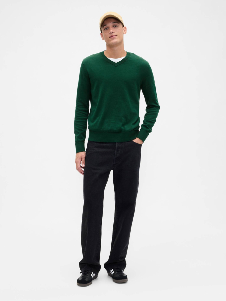 Мужской свитер GAP 1159854463 (Зеленый L)