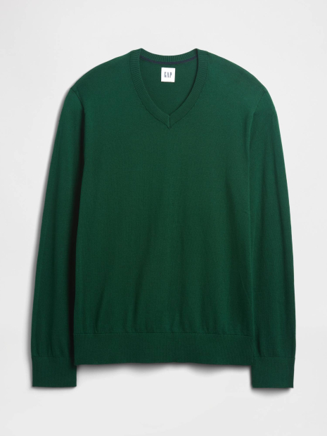Мужской свитер GAP 1159854463 (Зеленый L)