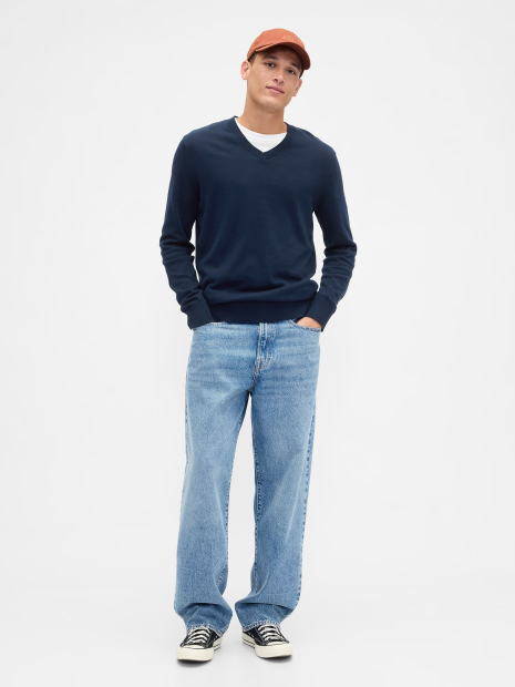 Чоловічий светр GAP 1159855221 (Синій XL)