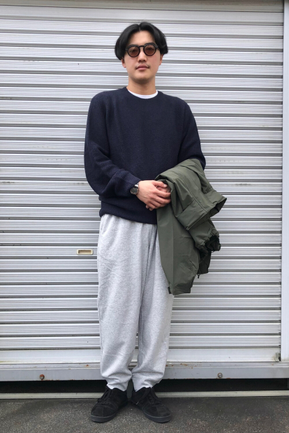 Текстурный 3D-вязаный свитер UNIQLO с круглым вырезом 1159855104 (Синий 3XL)