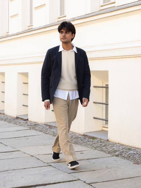 Текстурний 3D-в'язаний светр UNIQLO з круглим вирізом 1159855106 (Молочний XXL)