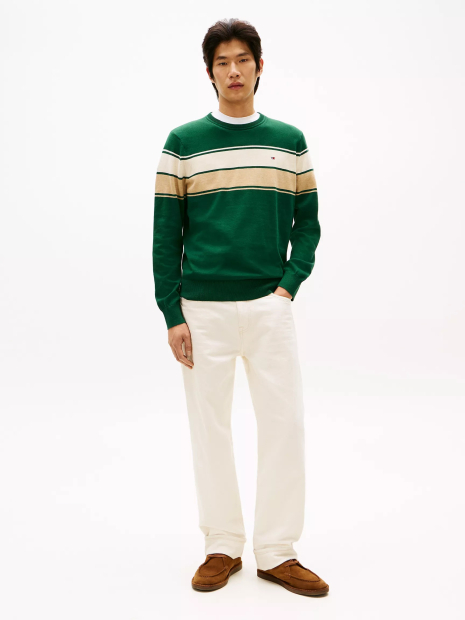 Мужской свитер Tommy Hilfiger 1159855797 (Зеленый S)