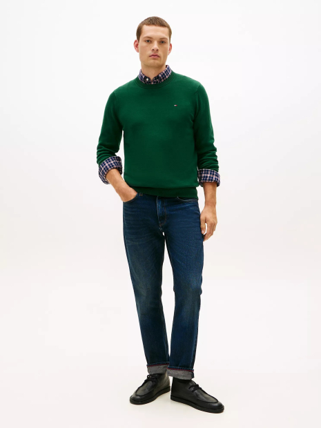 Мужской свитер Tommy Hilfiger 1159855803 (Зеленый XL)