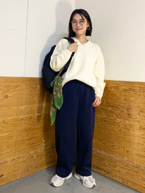 Текстурный 3D-вязаный свитер UNIQLO из бесшовной пряжи Soufflé 1159855864 (Молочный M)