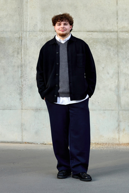 Текстурный 3D-вязаный свитер UNIQLO из бесшовной пряжи Soufflé 1159856179 (Серый XL)