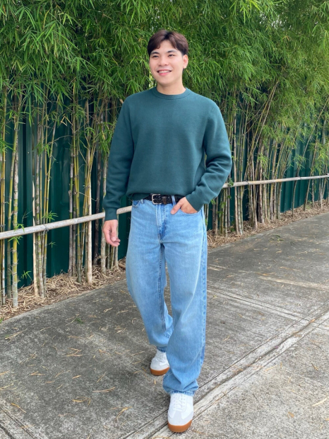 Вязаный свитер UNIQLO 1159856389 (Зеленый XXL)