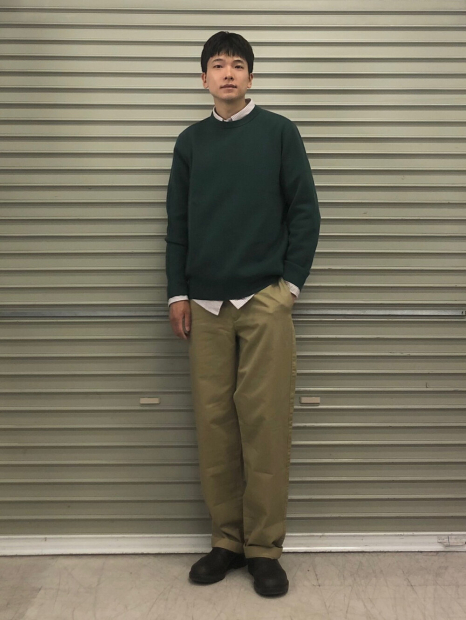 Вязаный свитер UNIQLO 1159856389 (Зеленый XXL)