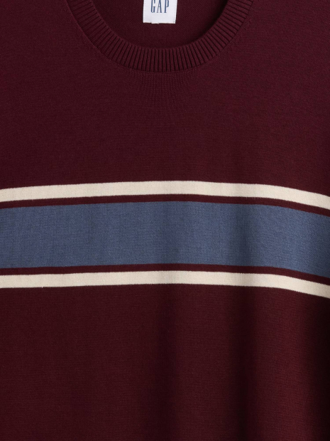 Мужской свитер GAP джемпер 1159856497 (Бордовый L)