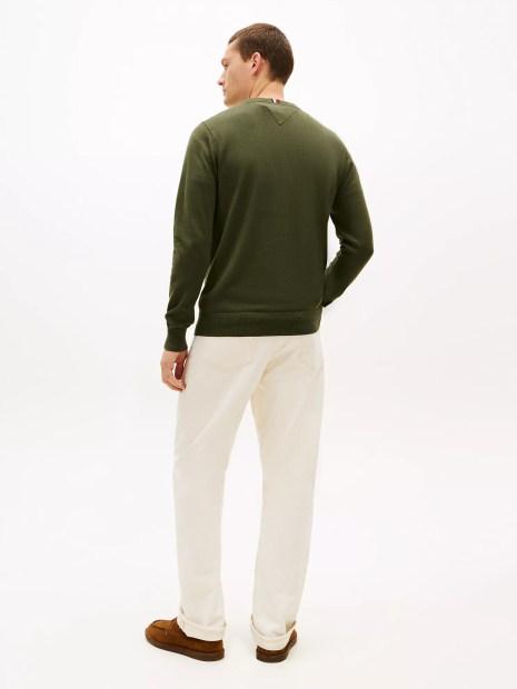 Чоловічий светр Tommy Hilfiger 1159856532 (Зелений M)