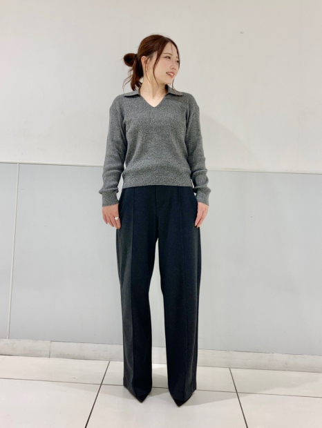 Свитер в рубчик UNIQLO 1159856751 (Серый S)