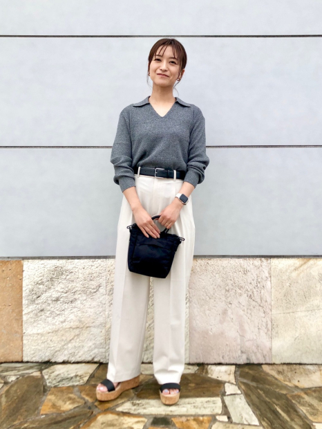 Свитер в рубчик UNIQLO 1159856751 (Серый S)